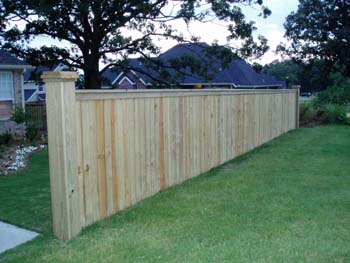Cap and Trim fence install, NW Arkansas